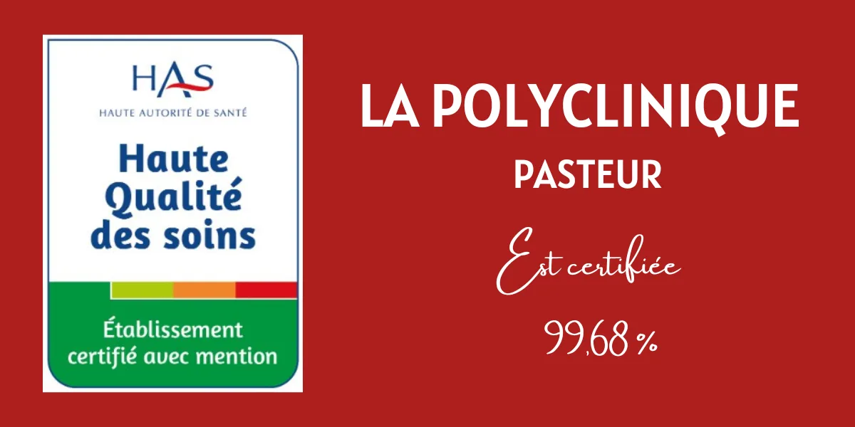 Visuel paysage sur fond rouge : badge blanc à bande verte à gauche, texte blanc et pourcentage à droite
